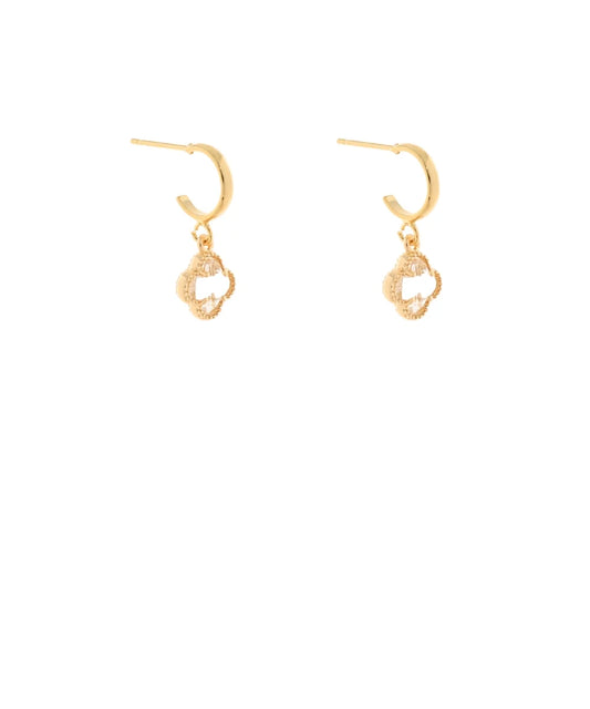 clover dangle earrings
