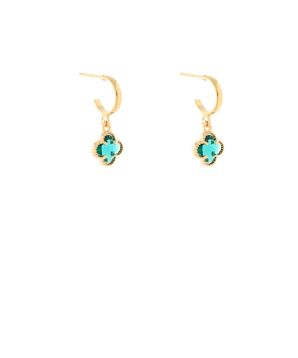 clover dangle earrings