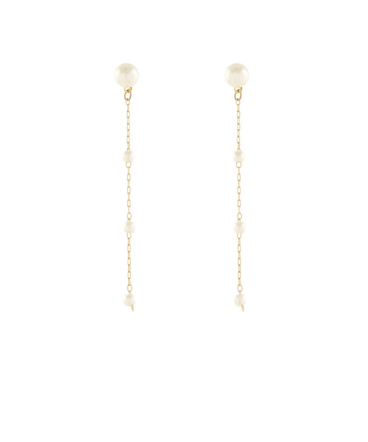 pearl duster earring