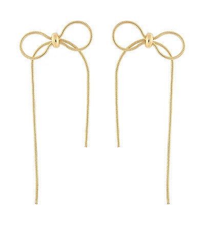 bow tassel earrings