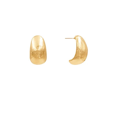 teardrop puffy earrings