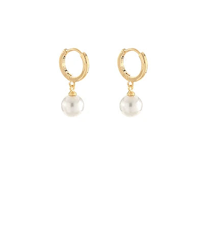 pearl drop earrings