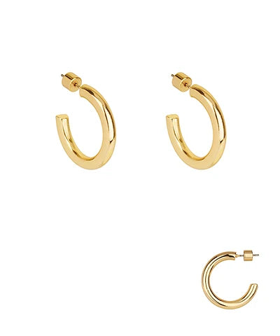 25mm gold hoops