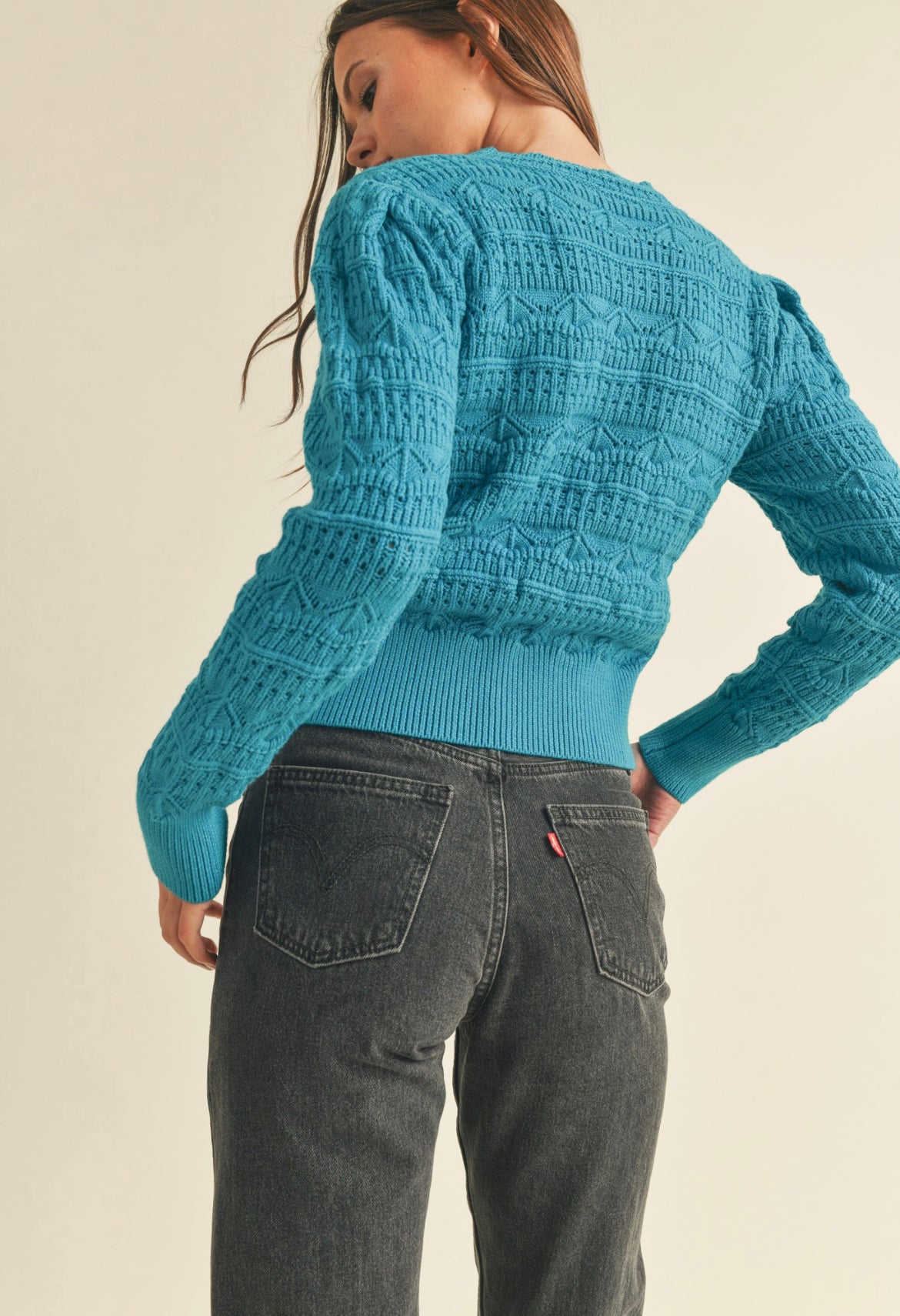 kaitlin blue sweater