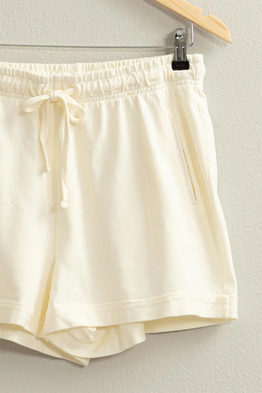 lilah cream shorts