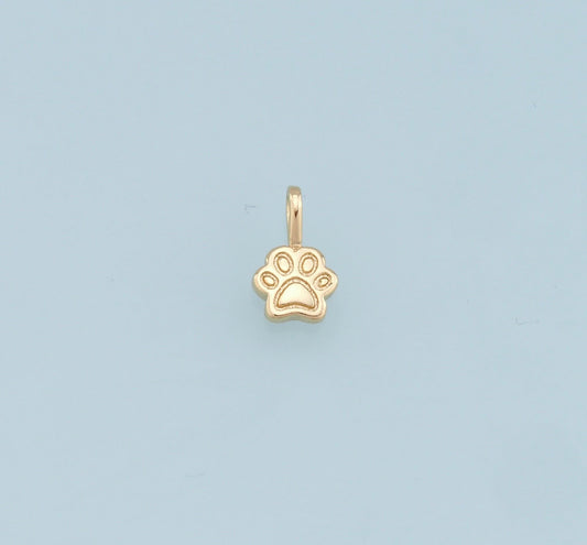 mini paw charm
