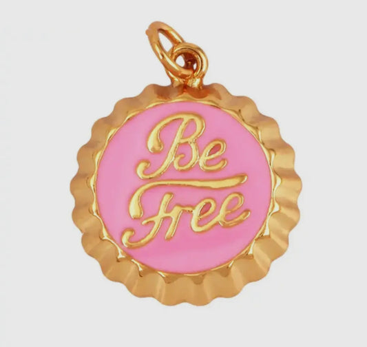 pink be free charm