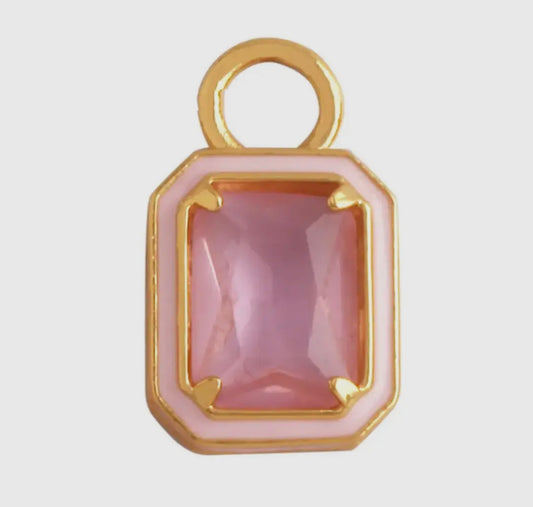pink diamond charm