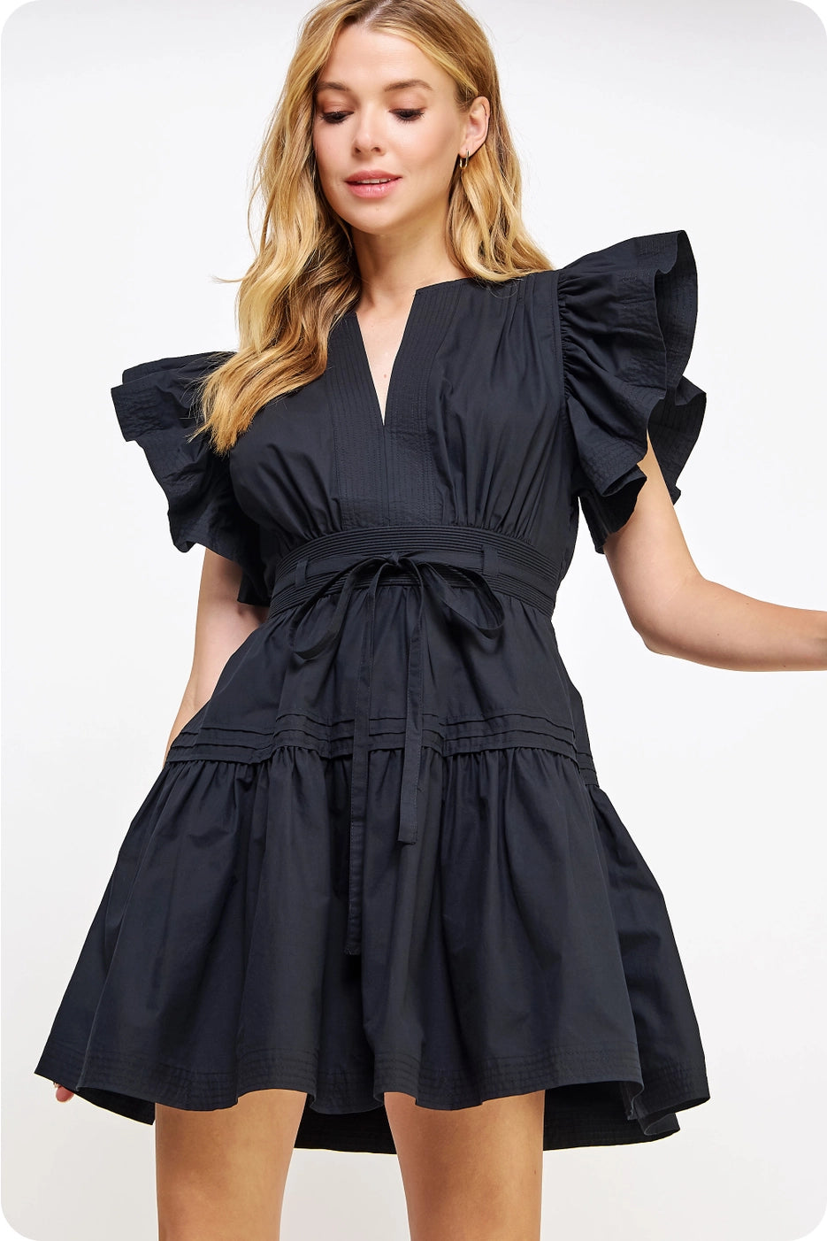 trish peplum dress