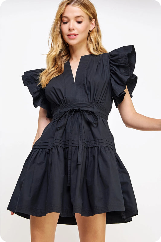 trish peplum dress