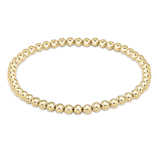 classic gold 4mm bracelet