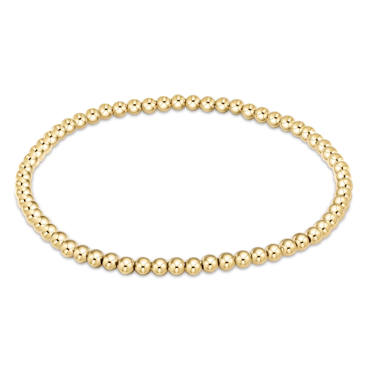 classic gold 3mm bracelet