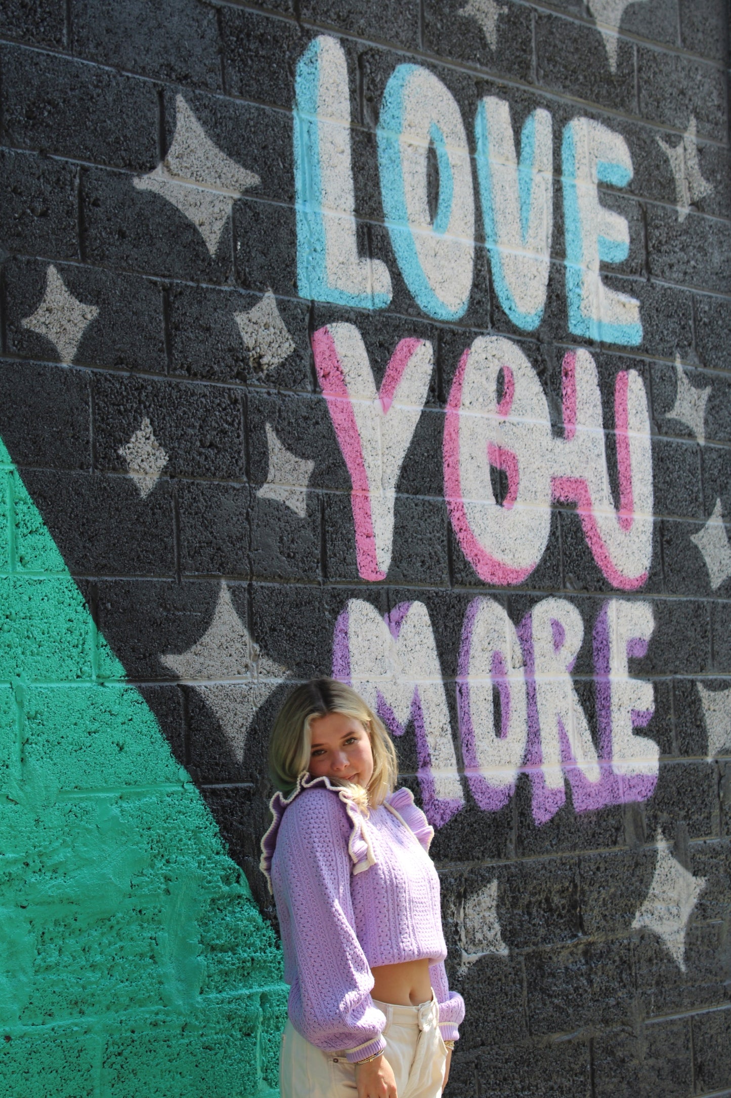 kelsey ruffle sweater