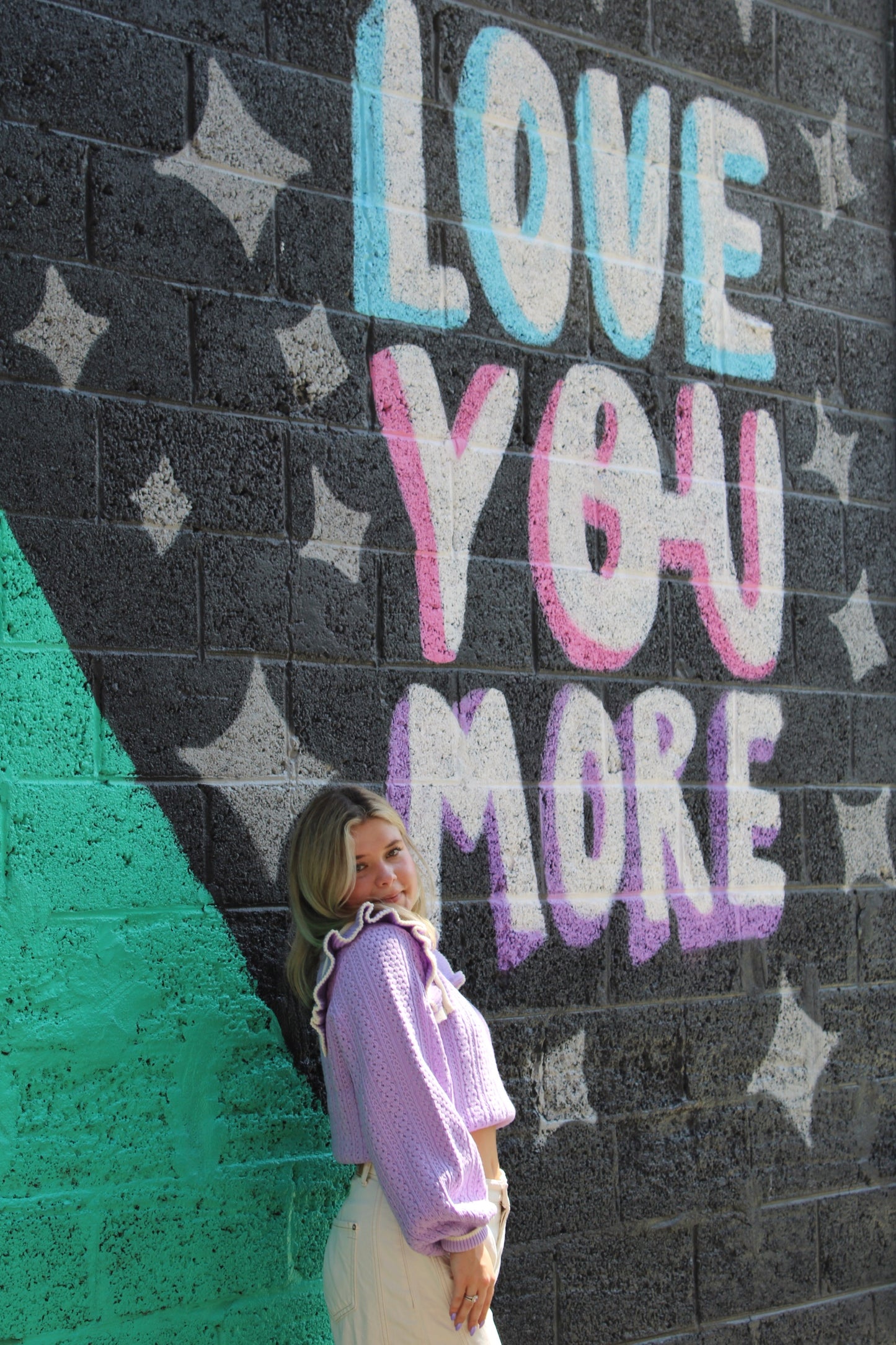 kelsey ruffle sweater