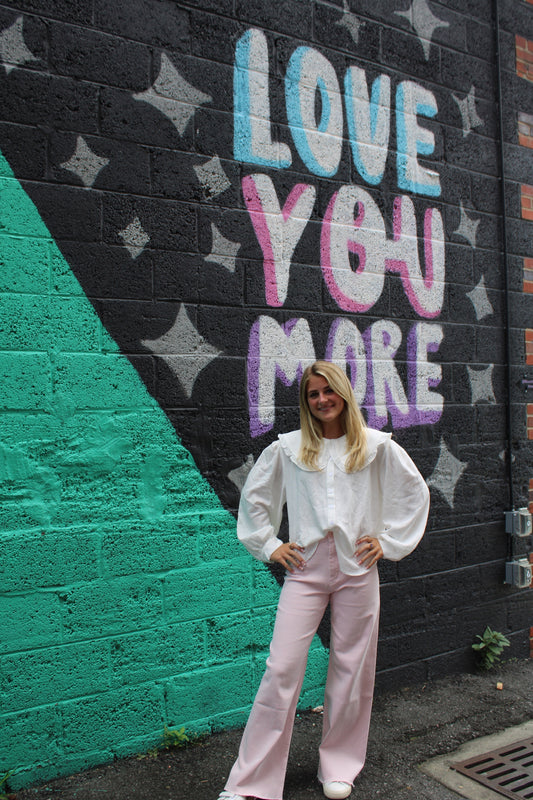 charlie collared blouse