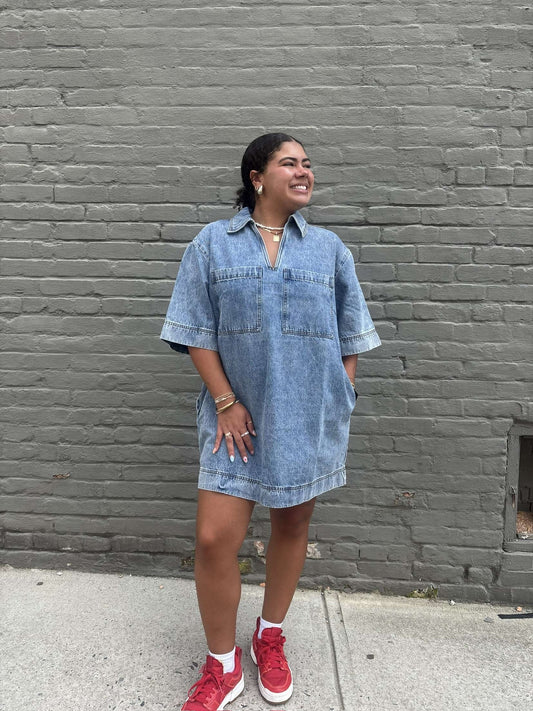 margo denim dress