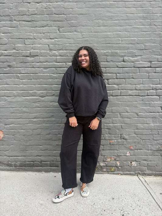black hoodie