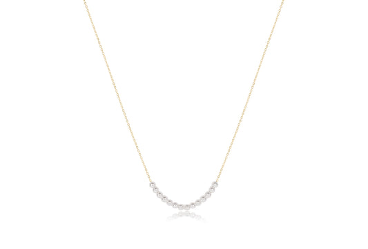 16" necklace gold-classic beaded bliss- 4mm pearl
