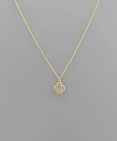 clover charm necklace