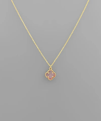 clover charm necklace