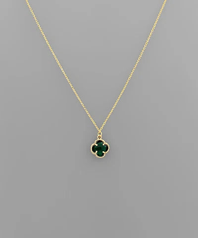 clover charm necklace