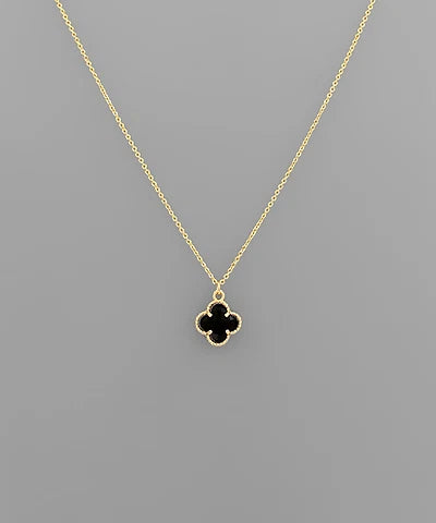 clover charm necklace