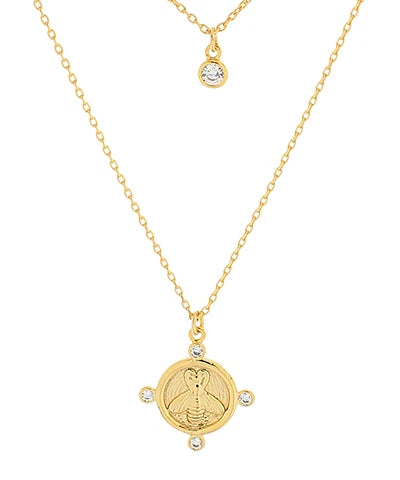coin multi pendent necklace