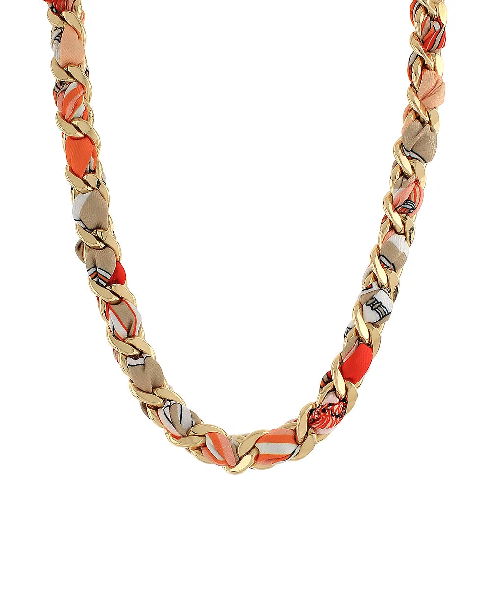 scarf chain necklace