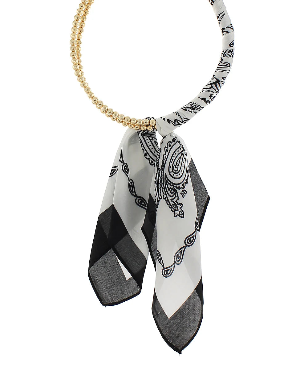 scarf collar necklace