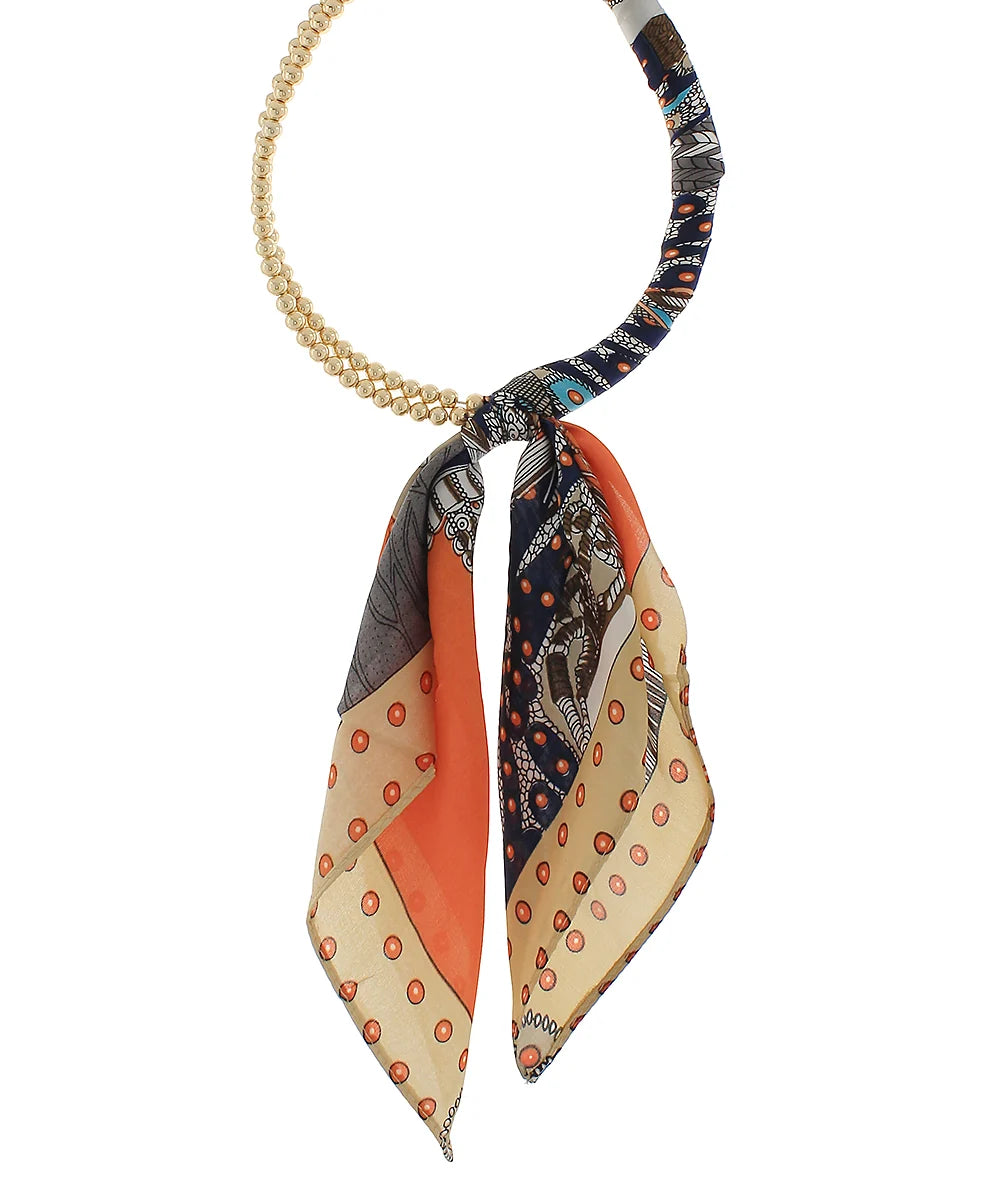scarf collar necklace