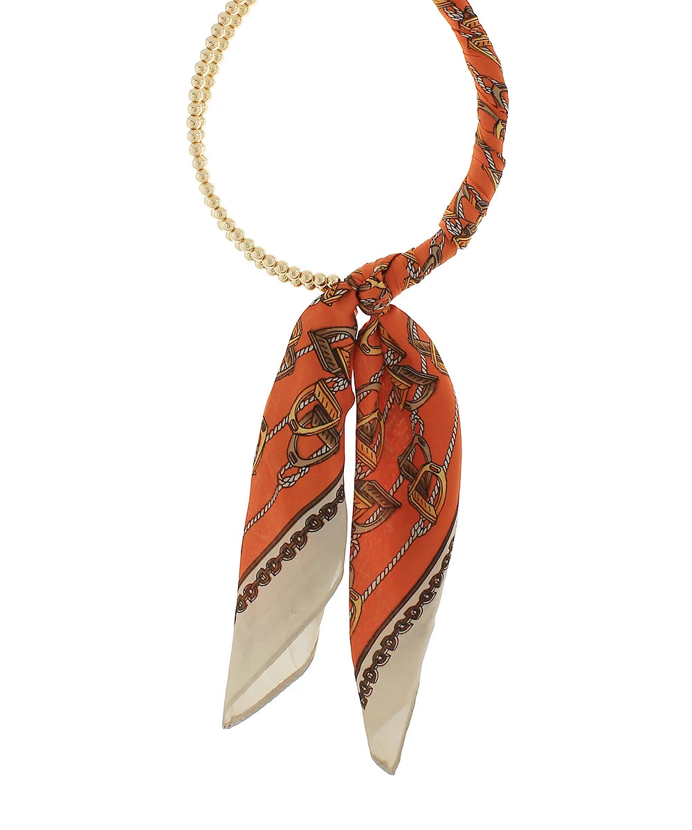 scarf collar necklace