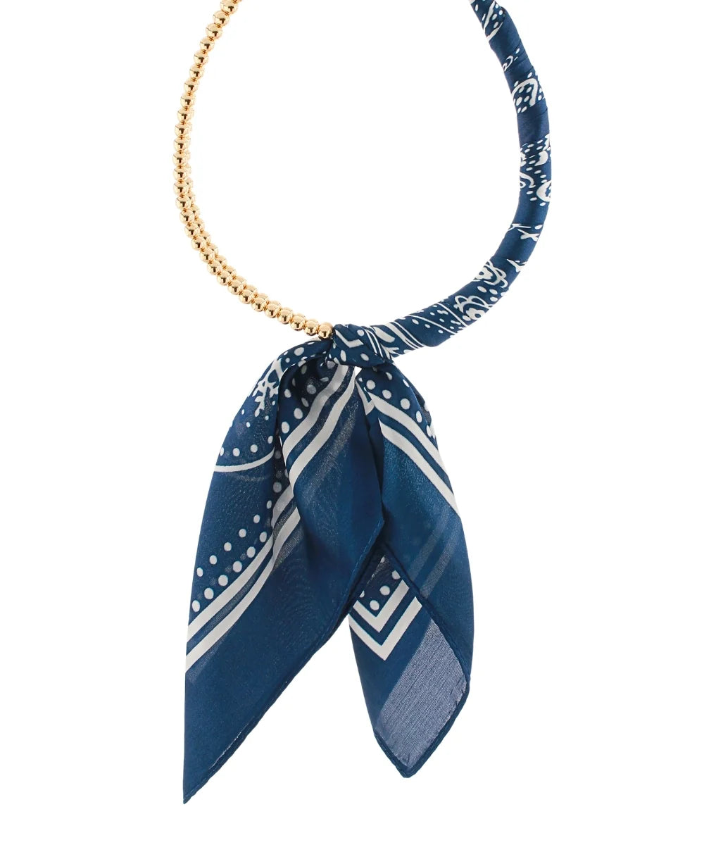 scarf collar necklace