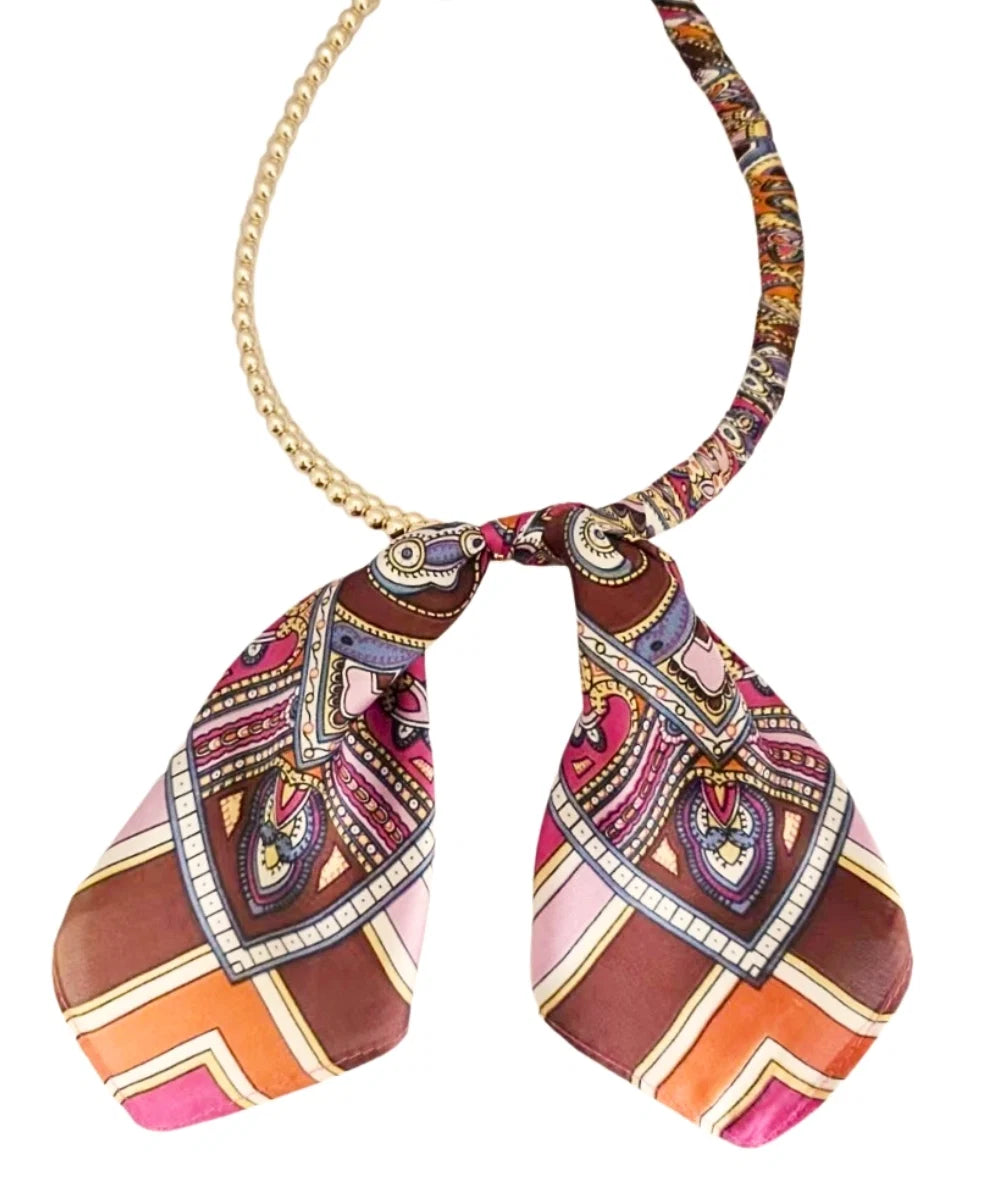 scarf collar necklace