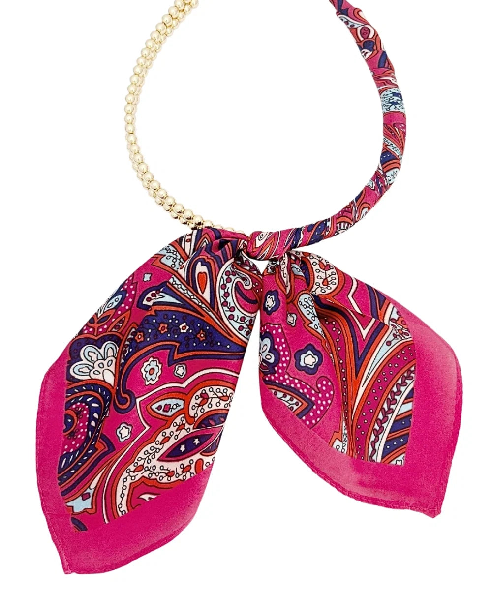 scarf collar necklace