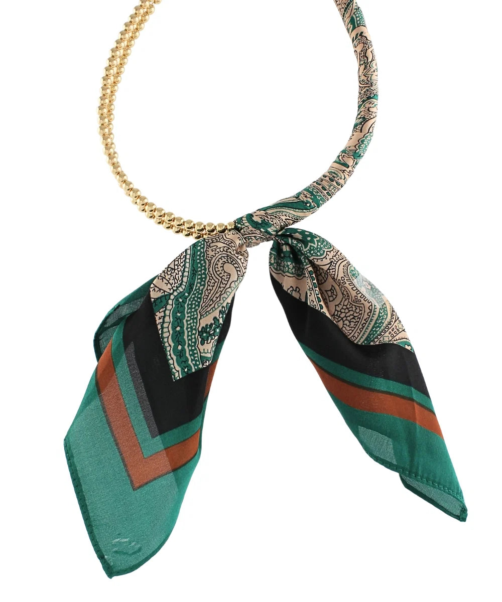 scarf collar necklace