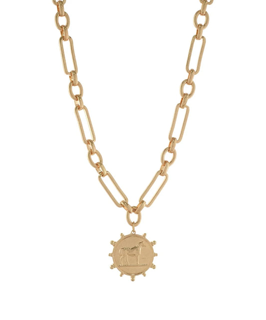 horse coin necklace