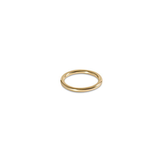 classic gold band ring