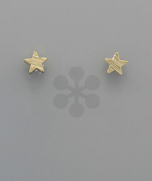 gold star studs