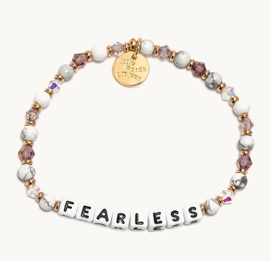 fearless beaded bracelet