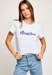 america baby tee