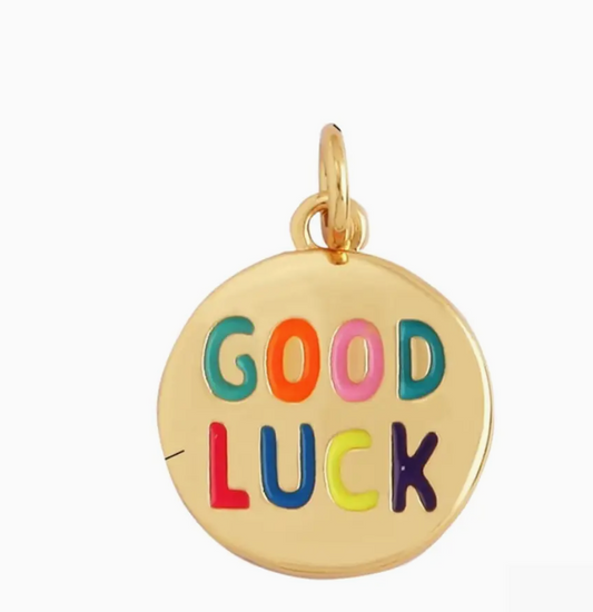 good luck circle charm