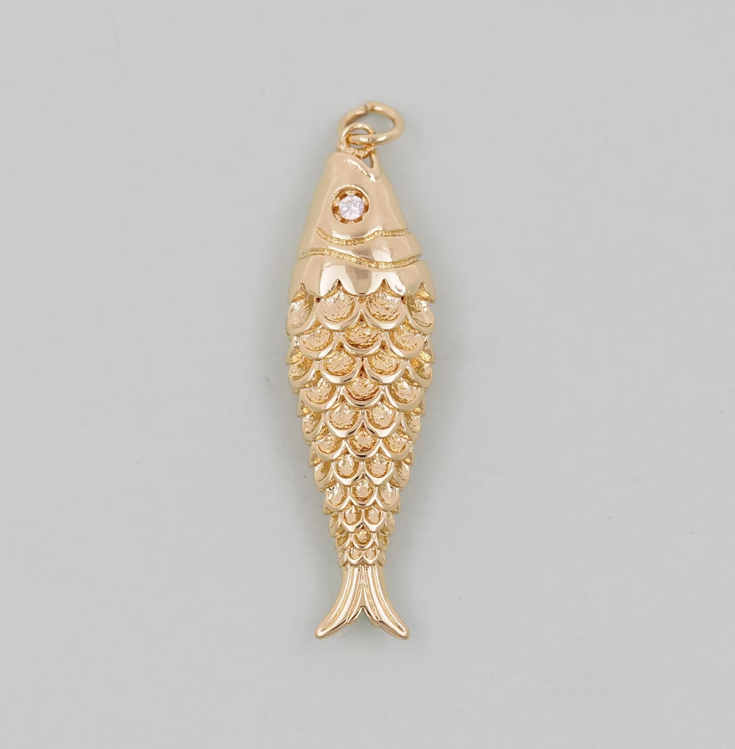 gold fish charm