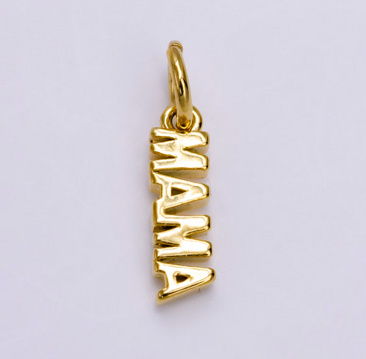 mama gold charm
