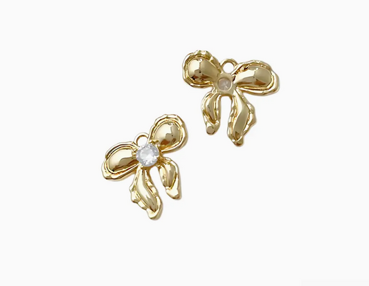 graceful bow charm