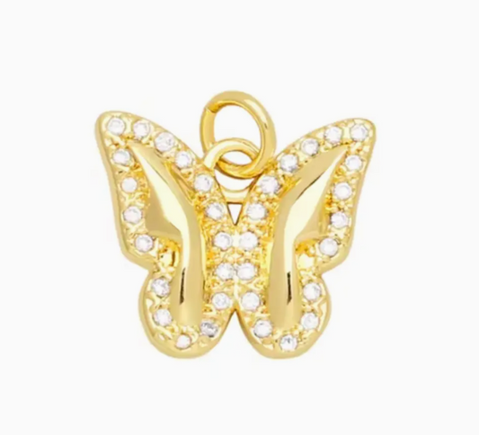 gold butterfly charm
