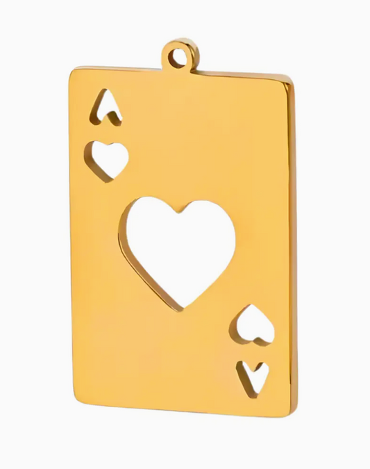 ace of hearts charm