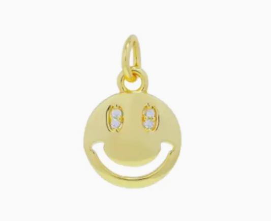 smiley face charm