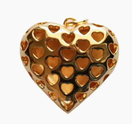 reversible heart charm