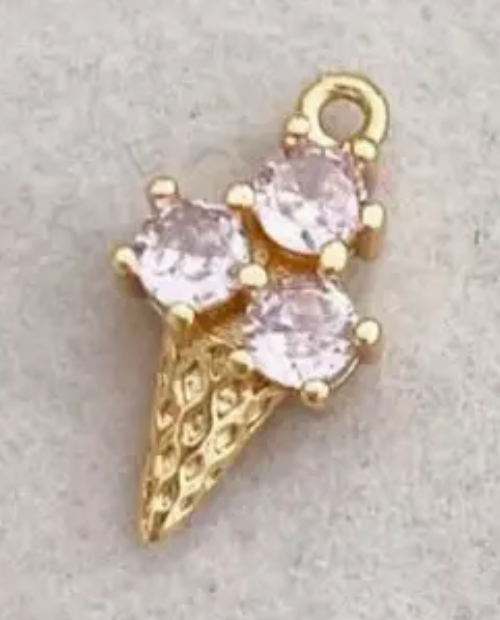 strawberry ice cream charm