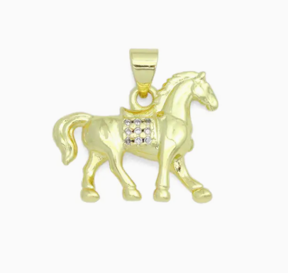 horse saddle charm